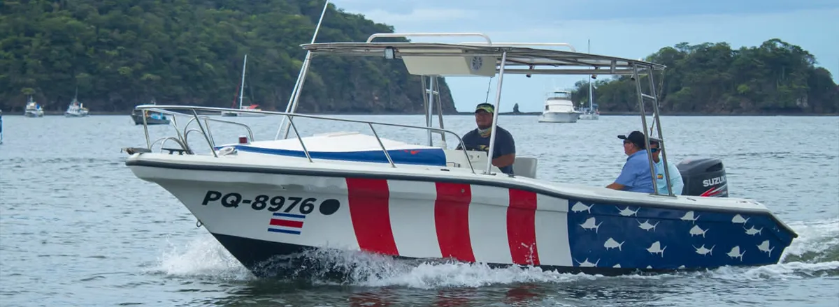 Boat tours in Papagayo, Costa Rica